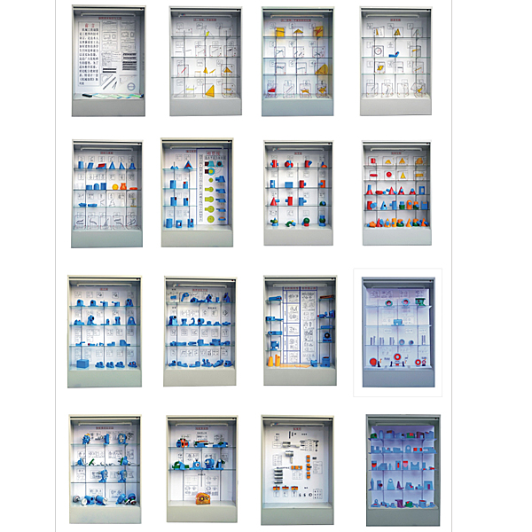 机器制图摆设柜,机器制图示教摆设柜